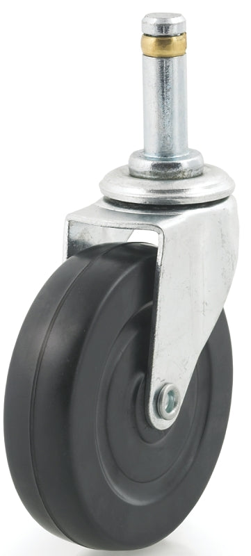Dh Casters C-L20GRRS Swivel Caster, Grip Ring Mounting, 2-5/8 in H Dimensions, 2 in Dia Wheel, 13/16 in W Wheel, 77 lb