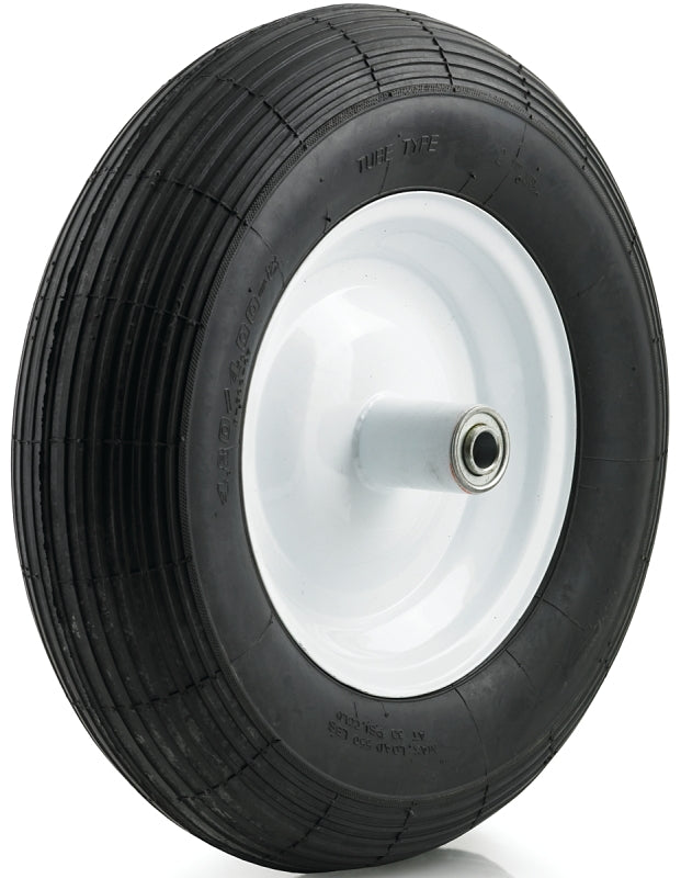 Dh Casters W-PN16480R2C Pneumatic Wheel, 5/8 in Dia Hub, 250 lb Maximum Load