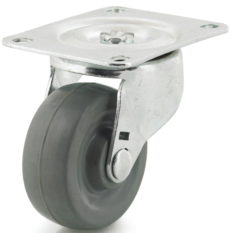 Dh Casters C-GD30MRS Swivel Caster, 3-1/8 x 4-1/16 in Plate, 3-13/16 in H Dimensions