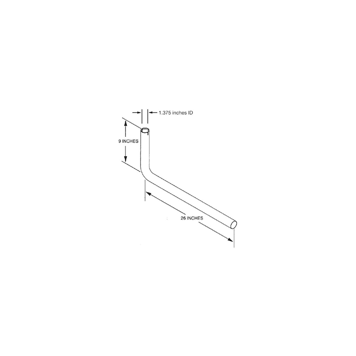 Onan 26 Tailpipe Kit For HGJAA/HGJAB