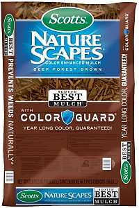 Scotts 88602440 Color Enhanced Mulch, Solid, Brown, 2 cu-ft Bag
