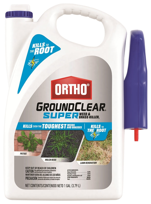 Ortho 4652605 Weed and Grass Killer, Liquid, Light Yellow, 1 gal Jug