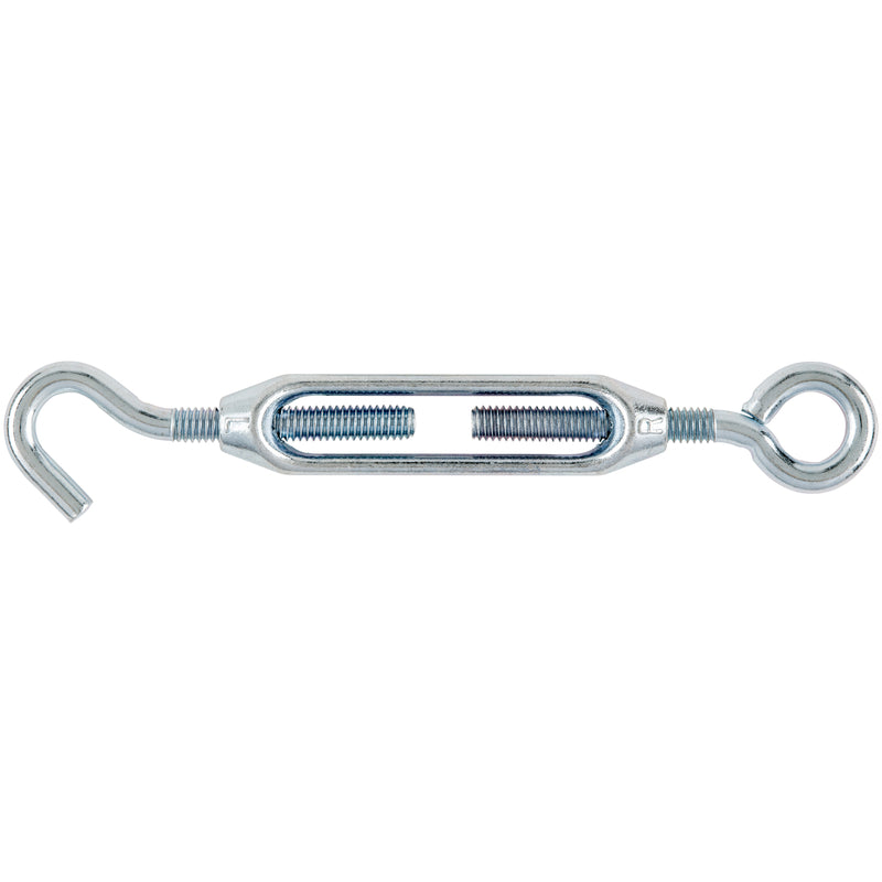 Hampton Zinc-Plated Aluminum/Steel Turnbuckle 275 lb, Pack of 10
