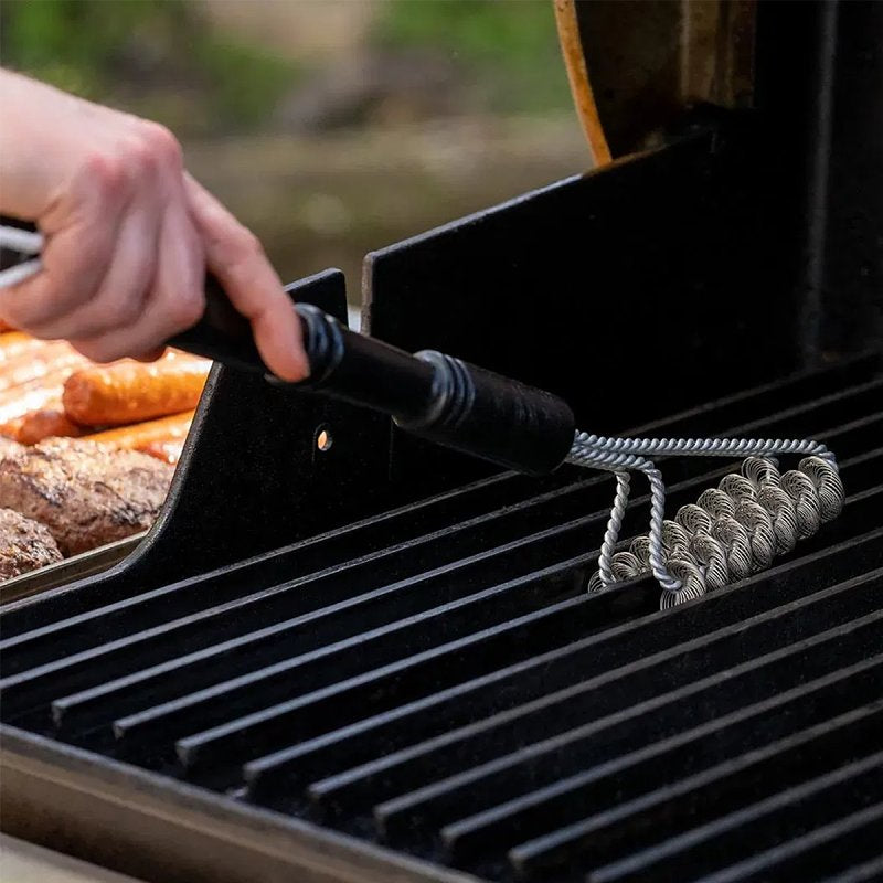 Grillgrate SSGVB Grate Valley Grill Brush, 4 in L Brush, Stainless Steel Bristle, Plastic Handle, 15 in L