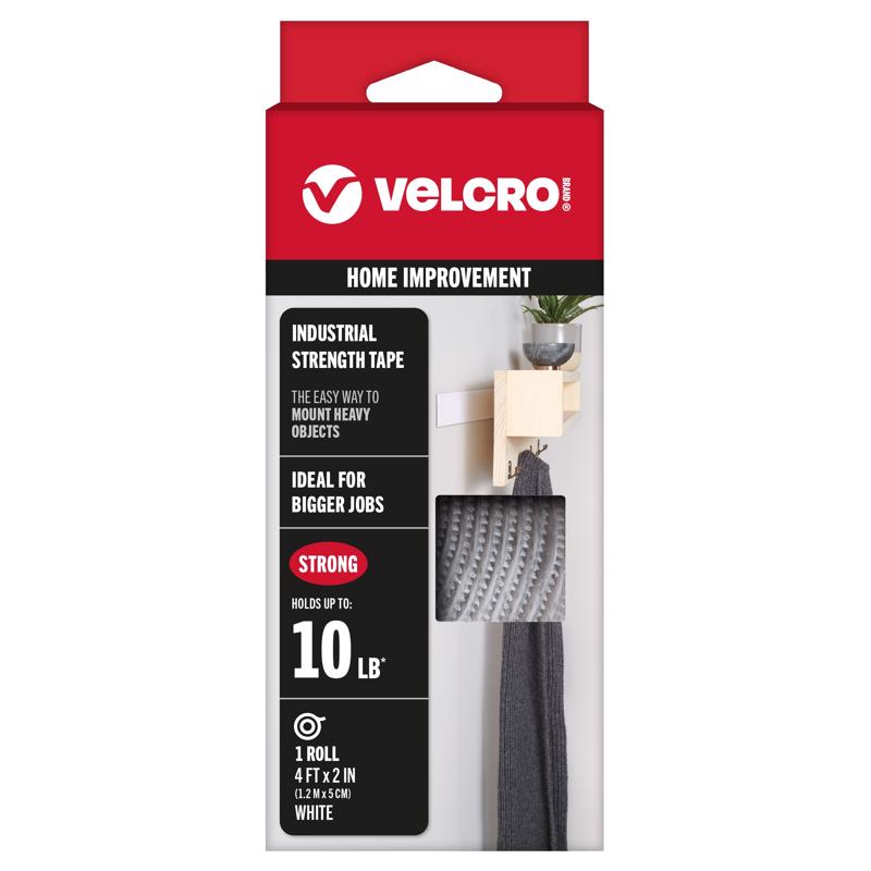 VELCRO Brand Industrial Strength Medium Nylon Hook and Loop Fastener 48 in. L 1 pk, Pack of 2