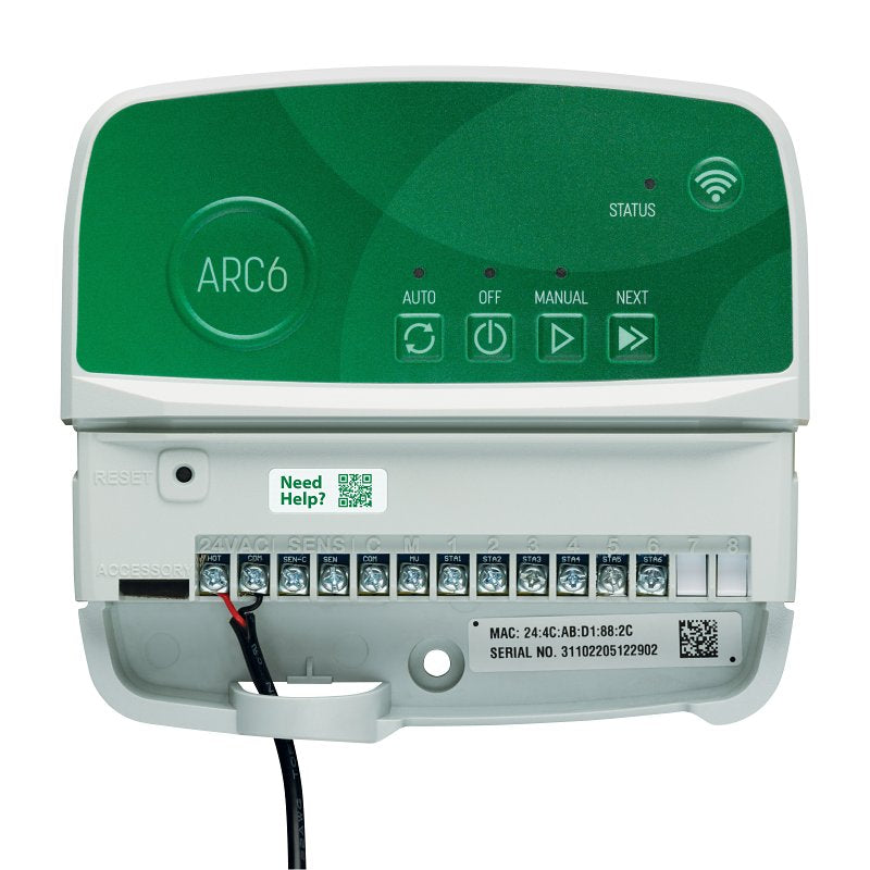 Rain Bird ARC Series ARC6 International Smart Irrigation Controller, 6-Station, 3-Program, 12 Start Times per Program
