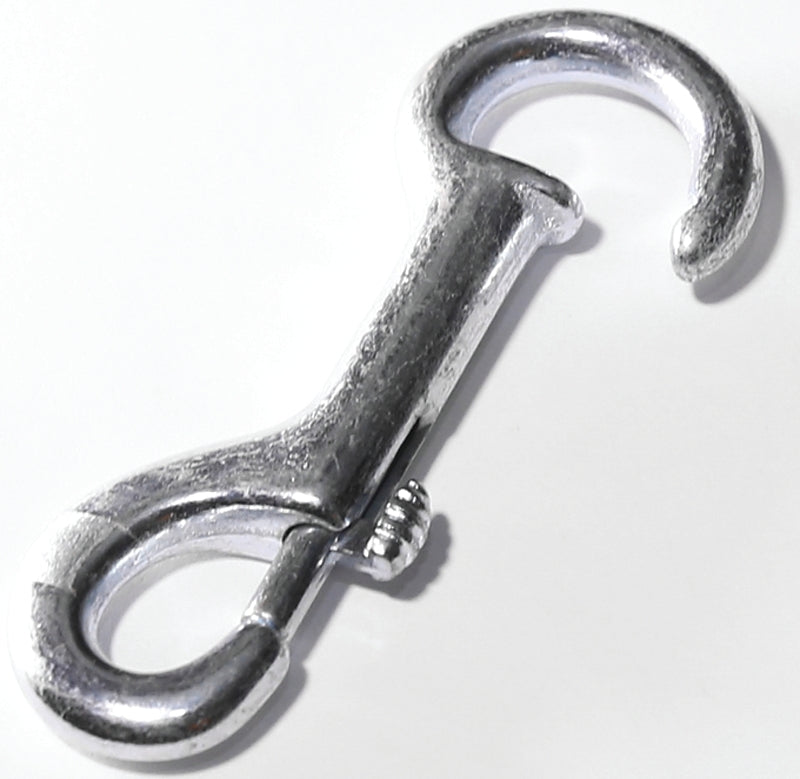 Baron 230 Open Eye Chain Snap, 3/8 in, 40 lb Working Load, Iron, Electro-Galvanized