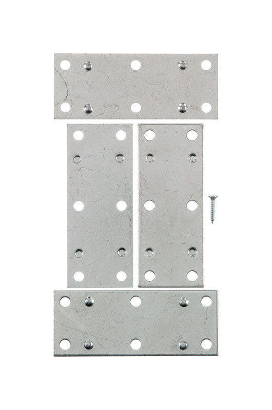 Ace 3.5 in. H X 1.375 in. W X .755 in. L Zinc Mending Brace, Pack of 5