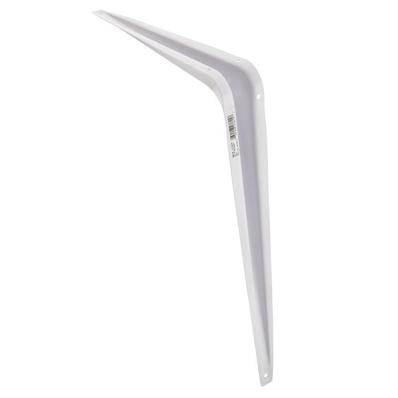 Hampton White Steel Shelf Support 18 Ga. 12 in. L 100 lb, Pack of 10