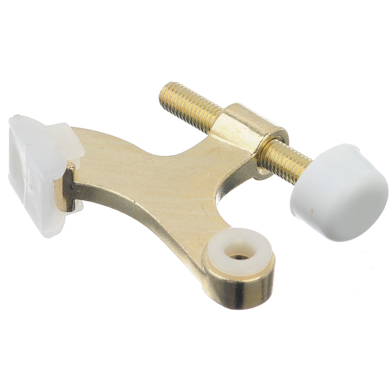 Ace Metal Bright Gold Hinge Pin Door Stop Mounts to door 0 in., Pack of 5