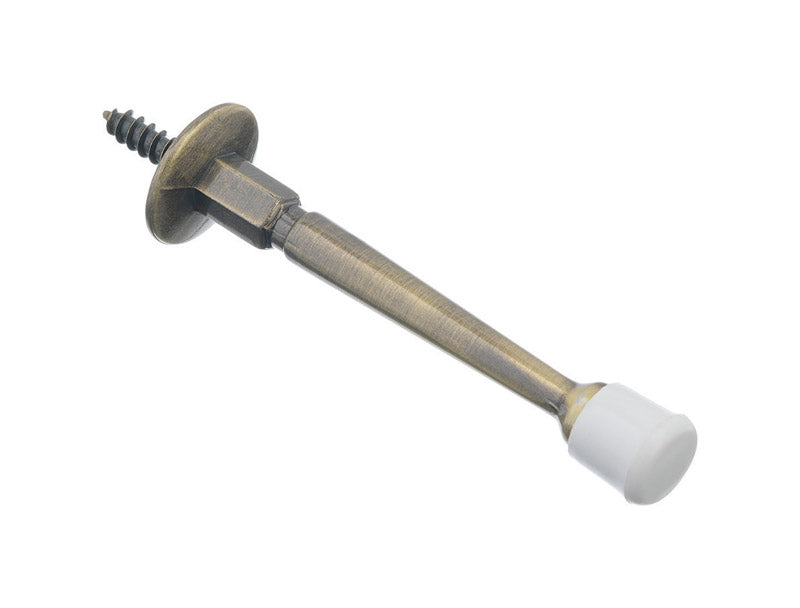 Ace 3 in. W Metal Antique Gold Rigid Door Stop Mounts to door and wall 1.8 in., Pack of 5