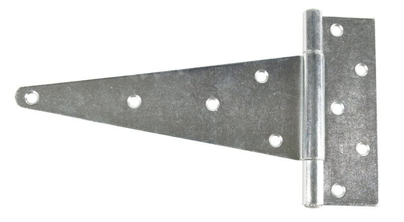 Ace 12 in. L Zinc-Plated Heavy Duty T Hinge 1 pk