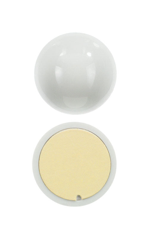 Ace 2-3/8 in. W Rubber White Wall Door Stop Mounts to wall 0 in., Pack of 5