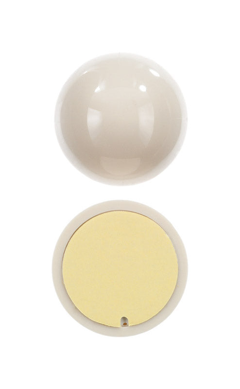 Ace 2-3/8 in. W Plastic Almond Wall Door Stop Mounts to wall 0 in., Pack of 5