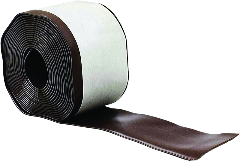 M-D 93161 Wall Base, 20 ft L, 4 in W, Vinyl, Brown