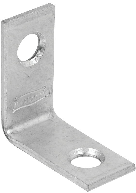 National Hardware 115BC Series N266-270 Corner Brace, 1 in L, 1/2 in W, 1.07 in H, Steel, Zinc-Plated, Pack of 40