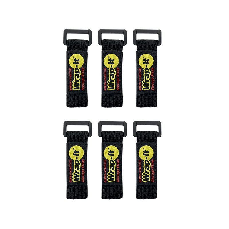 Wrap-It Storage 706-06B Storage Strap, 6 in L, 1 in W, Fastening Method: Hook and Loop