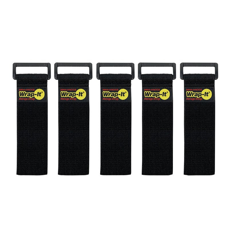 Wrap-It Storage 705-09B Storage Strap, 9 in L, Fastening Method: Hook and Loop