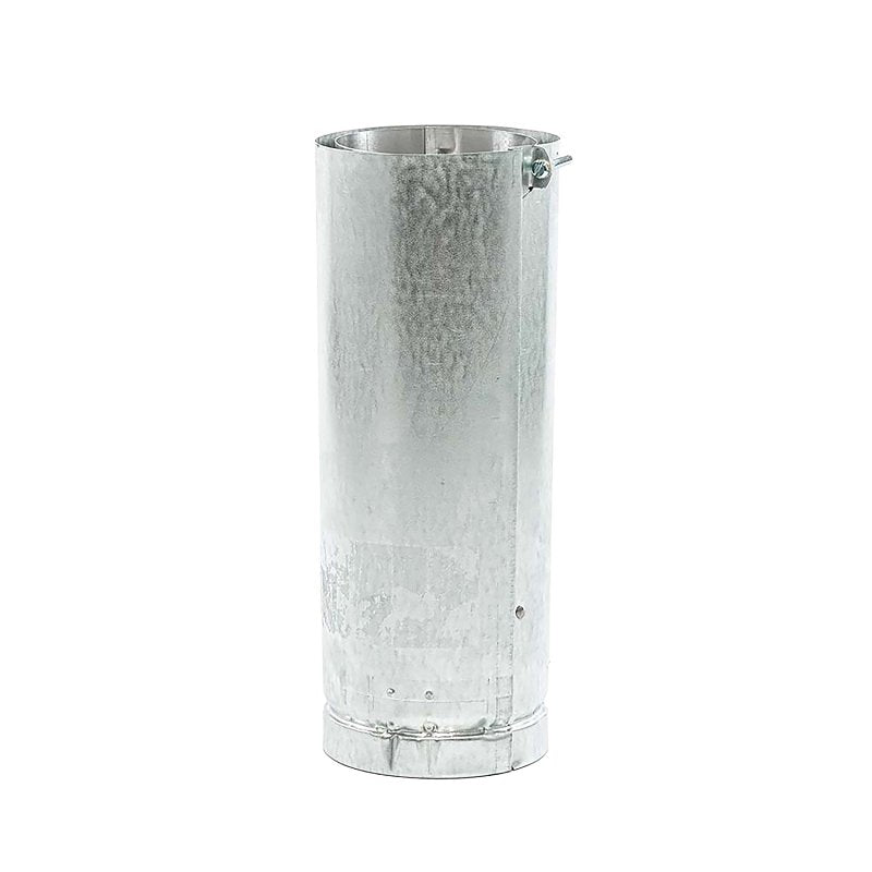 Selkirk LockTab 103082 Type B Gas Vent Pipe, 3-1/2 in OD, 12 in L, Aluminum/Steel, Galvanized, Pack of 6