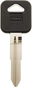 Hy-Ko 12005B65 Key Blank, Nickel, Brass, B65 Key Number, Pack of 5