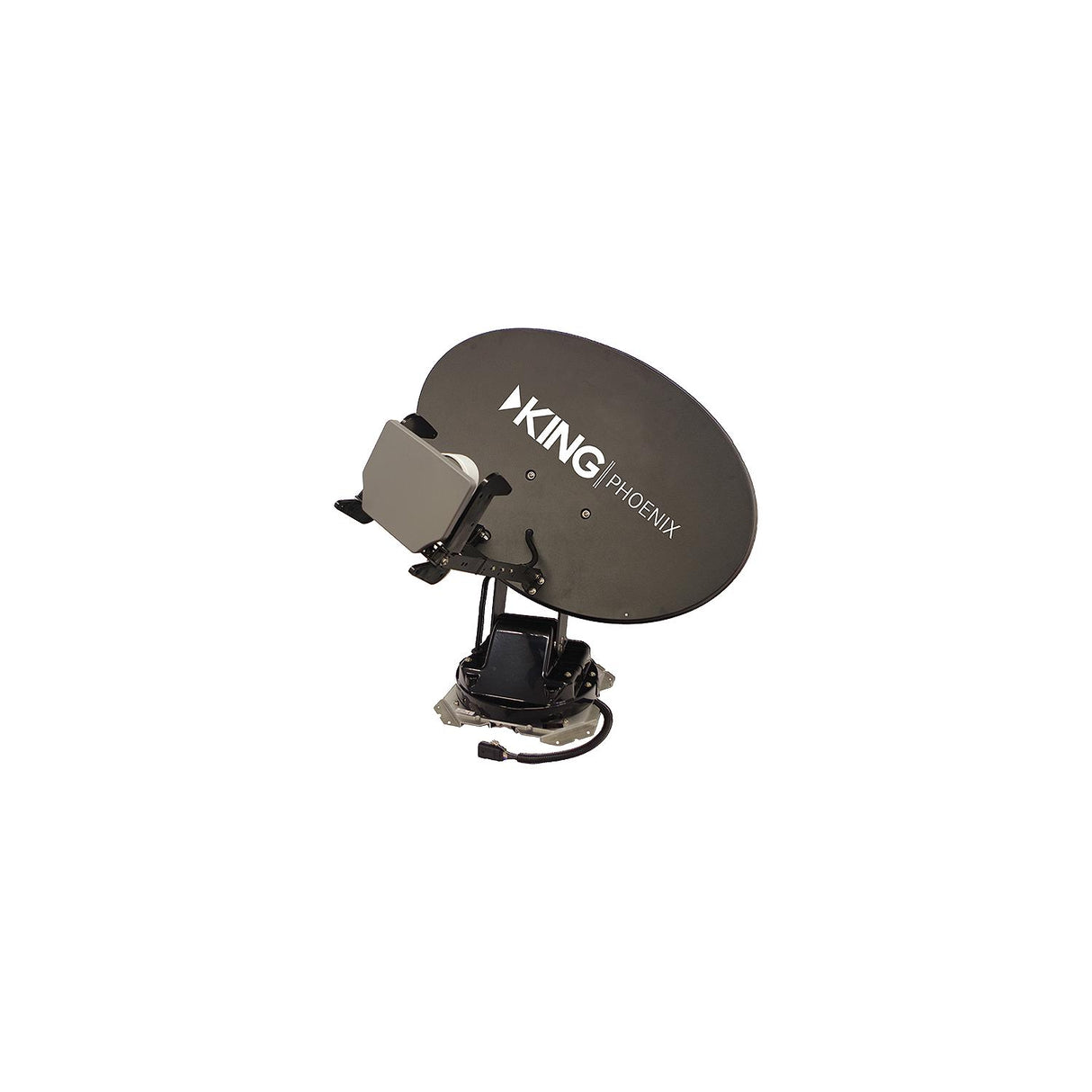 King KPU1000 Phoenix Roof-Mounted Satellite Antenna Motor/Lift Assembly. (Requires Reflector/Dish for either DirectV or Dish, sold separately.)