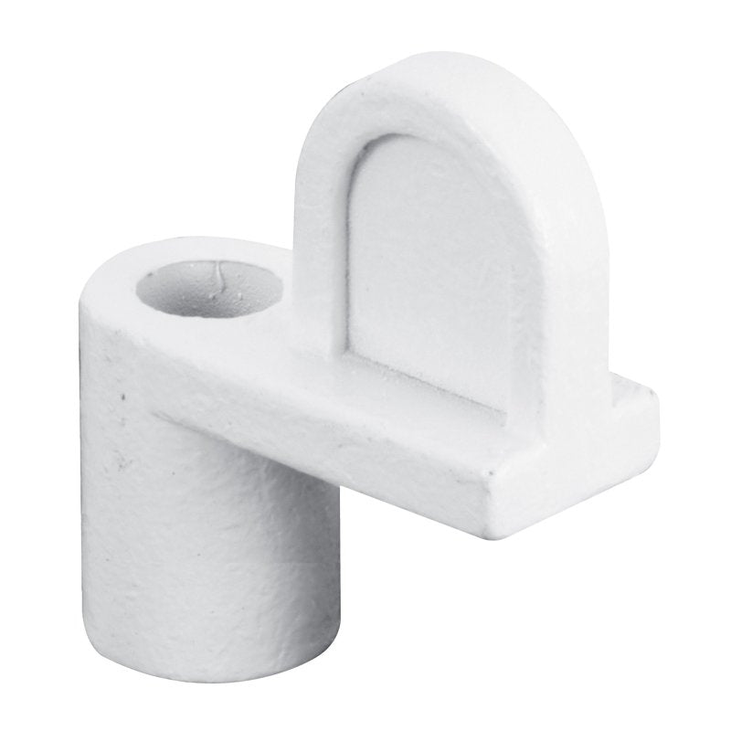 Make-2-Fit PL7893 Window Screen Clip with Screw, 5/16 in D Dimensions, Alloy, Painted, White, 12/PK
