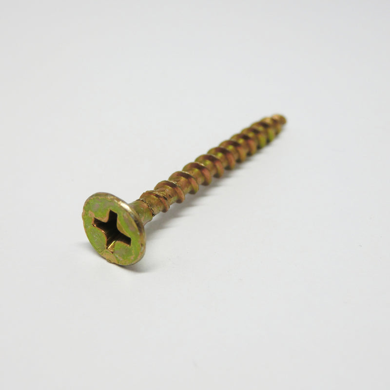 Ace No. 6 X 1-5/8 in. L Phillips Yellow Zinc Coarse Cabinet Screws 75 pk