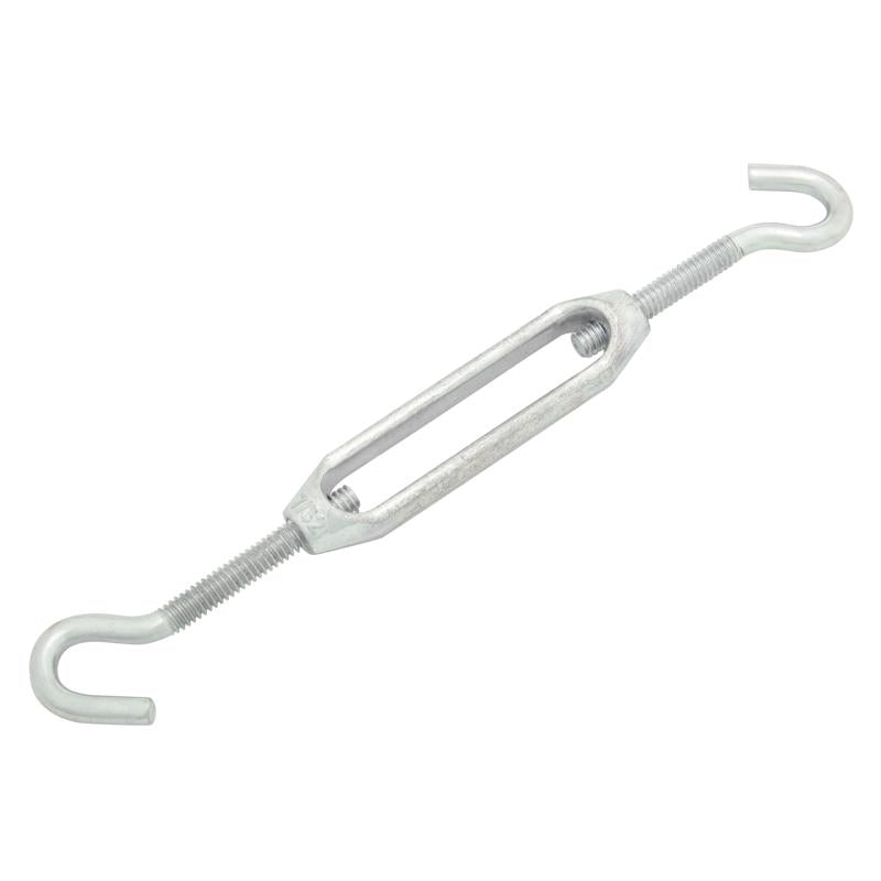 Hampton Zinc-Plated Aluminum/Steel Turnbuckle 120 lb, Pack of 10