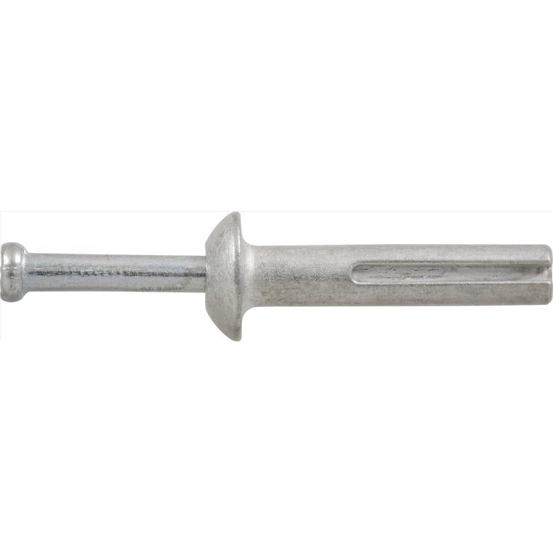 HILLMAN 1/4 in. D X 1.25 in. L Carbon Steel Round Head Hammer Drive Anchor 12 pk, Pack of 5