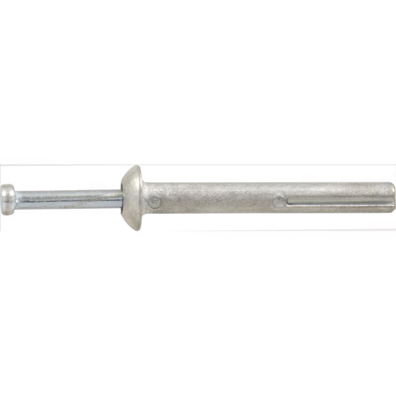 HILLMAN 1/4 in. D X 2 in. L Zinc Round Head Hammer Drive Anchor 10 pk, Pack of 5