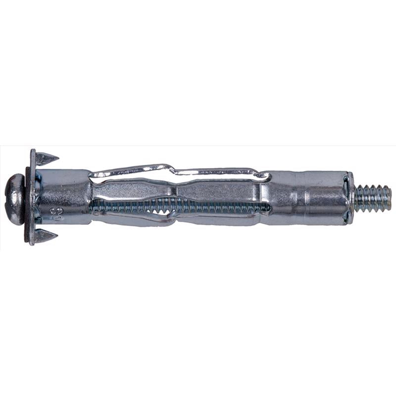 HILLMAN 3/16 in. D X 3/16 Short in. L Metal Pan Head Hollow Wall Anchors 15 pc, Pack of 5