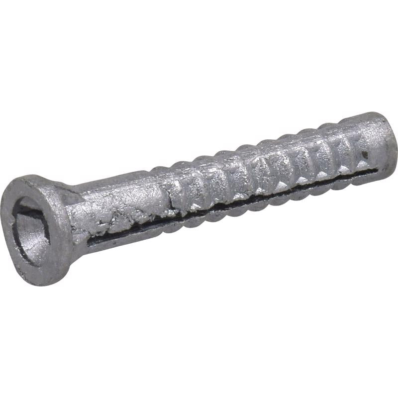 HILLMAN 0.164 in. D X 1-1/2 in. L Lead Round Head Wood Anchor 3 pk, Pack of 10