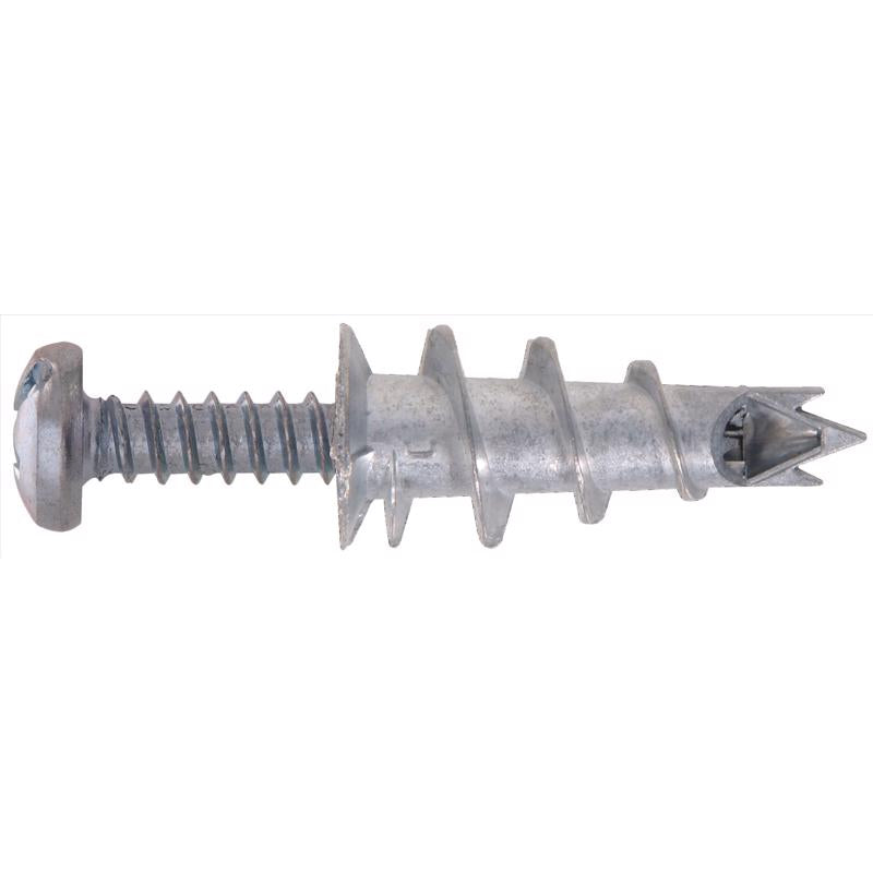 HILLMAN .164 in. D X 1-1/4 in. L Zinc Pan Head Wallboard Anchors 2 pk, Pack of 6