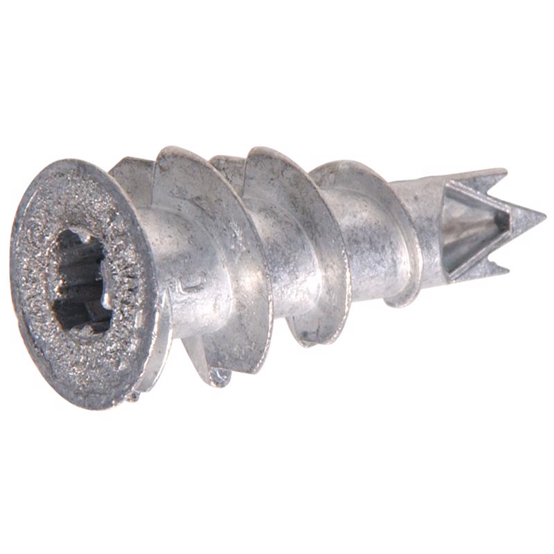 HILLMAN .164 in. D X 1-1/4 in. L Zinc Pan Head Wallboard Anchors 2 pk, Pack of 6