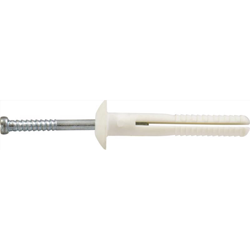 HILLMAN 1/4 in. D X 1-1/2 in. L Nylon Truss Head Truss Head Anchor 4 pk, Pack of 6