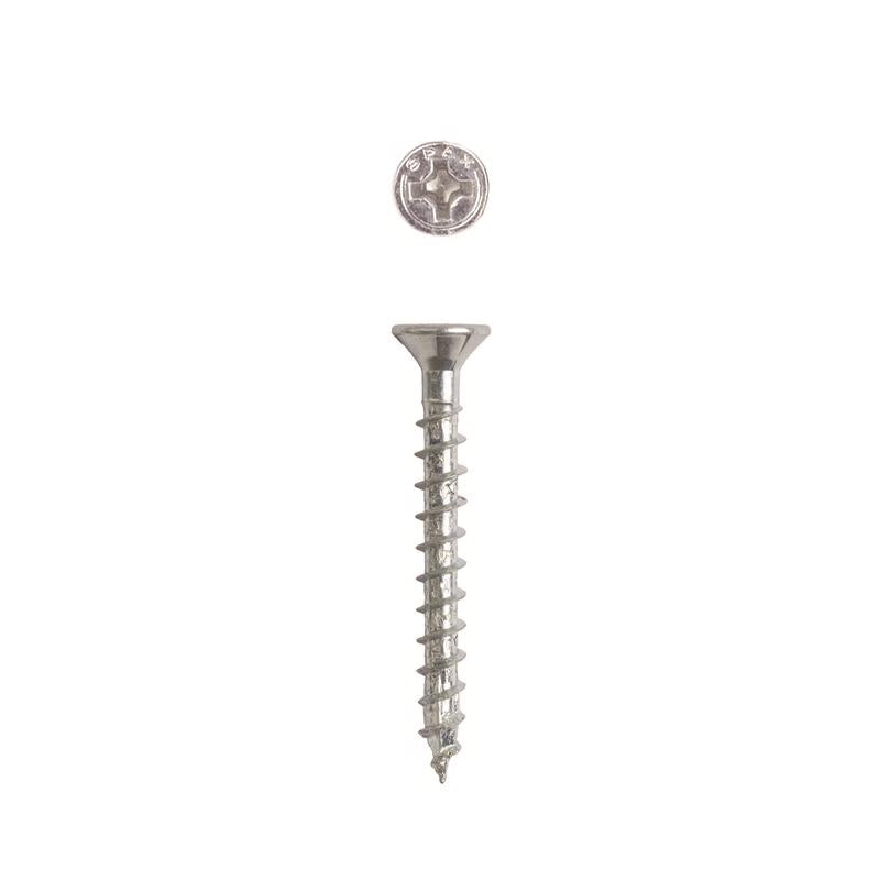 SPAX Multi-Material No. 6 Label X 1-1/4 in. L Unidrive Flat Head Serrated Construction Screws