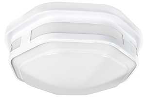 ETI Color Preference Series FME-10-802-MV-N-N-W Hexagon Lighting, 120 VAC, LED Lamp, 830 Lumens, White Fixture