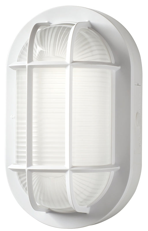 ETI MB Series 504071020 Oval Marine Bulkhead Light, 6.9 W, 120/277 V, LED, 870 Lumens, 2700, 3000, 4000 K, Polycarbonate