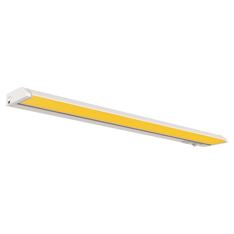 ETI NXAUC Series B04025301A Under Cabinet Light with NightLightR, 120 V, 13 W, LED Lamp, 1000 Lumens, White Fixture