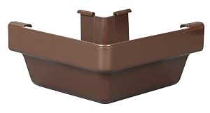Amerimax M1503HP Outside Miter, Vinyl, Brown, Pack of 5