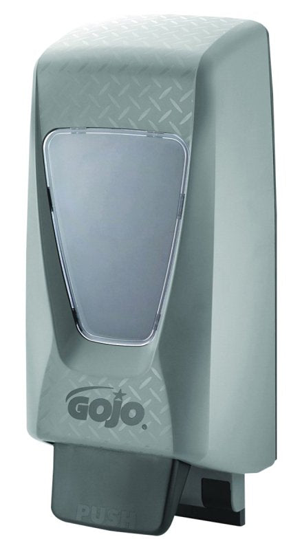 Gojo PRO TDX 7200-01 Hand Sanitizer Dispenser, 2000 mL Capacity, ABS/Polycarbonate, Gray, Wall Mounting