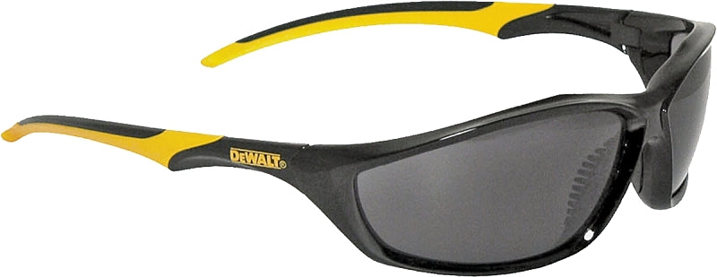 DeWALT Router Series DPG96-2C Safety Glasses, Hard-Coated Lens, Polycarbonate Lens, Full Frame, Black/Yellow Frame