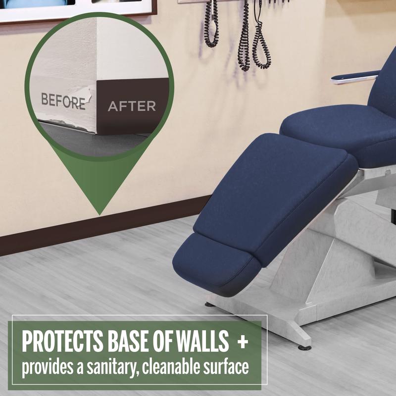 M-D Building Products 4 in. H X 0.08 in. W X 60 ft. L Prefinished Brown Vinyl Wall Base