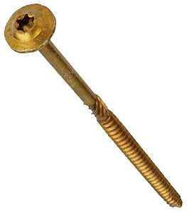 GRK Fasteners RSS 96001 Structural Screw, 5/16 in Thread, 3-1/8 in L, Washer Head, Star Drive, Steel, 1 PK, Pack of 50