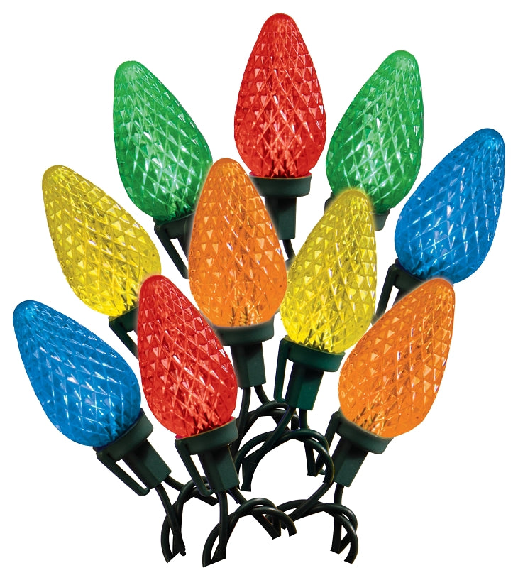 Hometown Holidays W11L1966 Light Set, Christmas, 120 V, 3.6 W, 20-Lamp, Blue/Green/Orange/Red/Purple Lamp