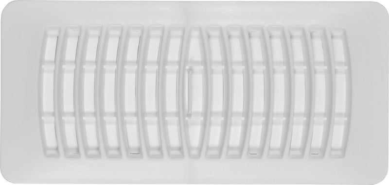 Imperial RG1289 Floor Register, 10 in W Duct Opening, 3 in H Duct Opening, White