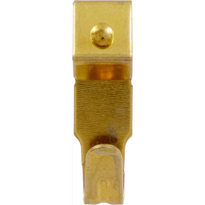 HILLMAN Brass-Plated Gold Professional Picture Hanger 25 lb 4 pk, Pack of 10