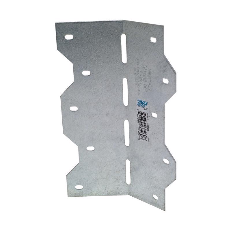 Simpson Strong-Tie 3.3 in. W X 6.4 in. L Galvanized Steel L-Angle