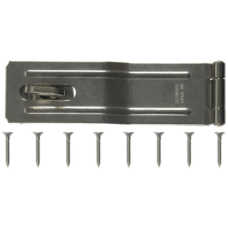 Ace Stainless Steel 6 in. L Swivel Staple Safety Hasp