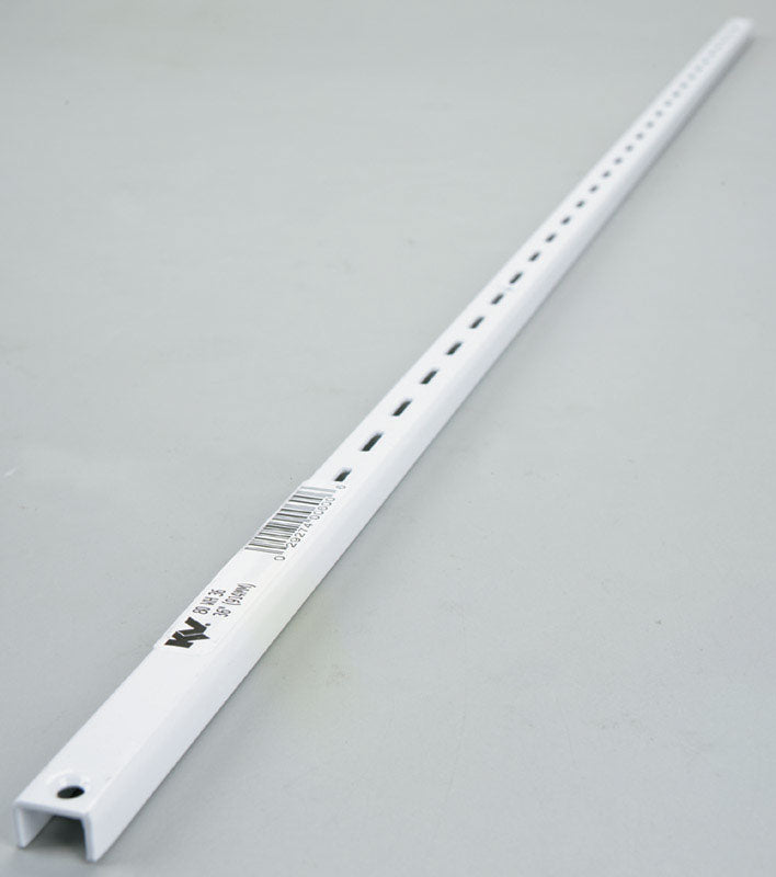 Knape & Vogt White Steel Regular Duty Bracket 16 Ga. 36 in. L, Pack of 10